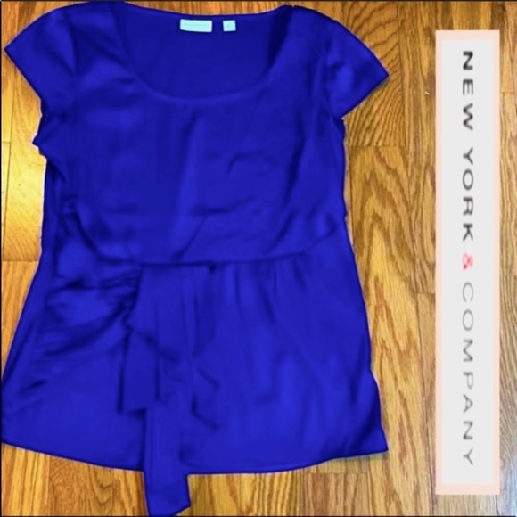 New York & Company Tops - 🔥 5/25$ New York & Co. royal blue blouse